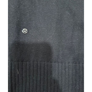 Women's Lululemon Sweater Dress Size L Black turtleneck